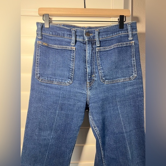 Polo Ralph Lauren Jenn Flare Denim Jeans in Dark Indigo Size 29 - Picture 5 of 14